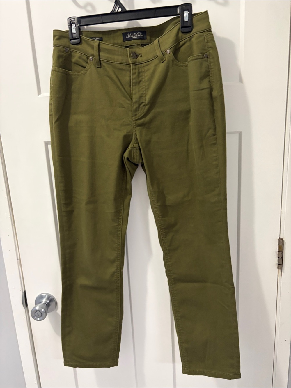 Talbots Olive Slim-ankle Pants